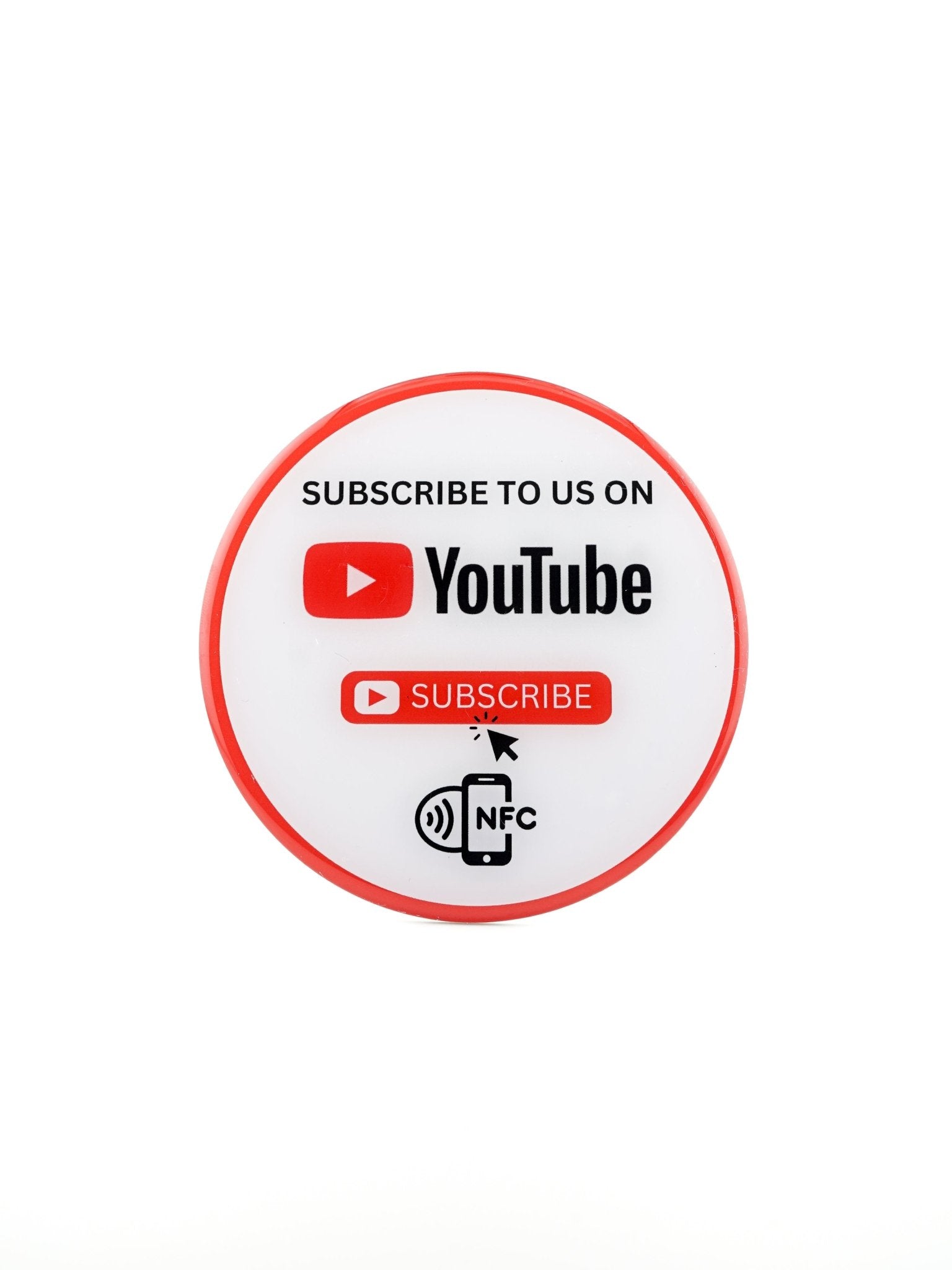 Hochwertiger NFC - Aufkleber für mehr YouTube - Abonnenten - Custom Ratings